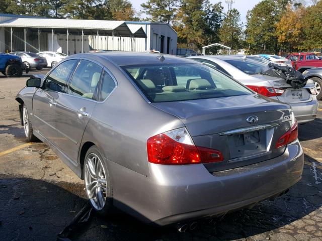 JN1CY0AP2AM911333 - 2010 INFINITI M35 BASE GRAY photo 3