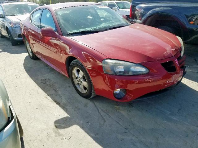 2G2WP552661240832 - 2006 PONTIAC GRAND PRIX Қызыл фото 1