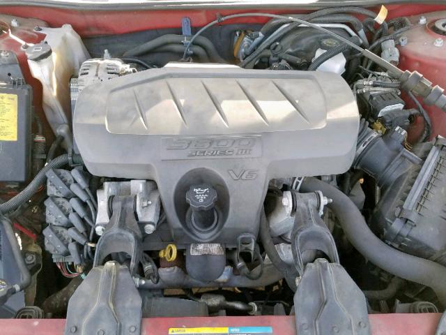 2G2WP552661240832 - 2006 PONTIAC GRAND PRIX Қызыл фото 7