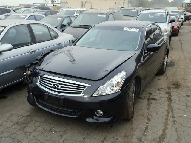 JN1CV6AP6FM501055 - 2015 INFINITI Q40 BLACK photo 2