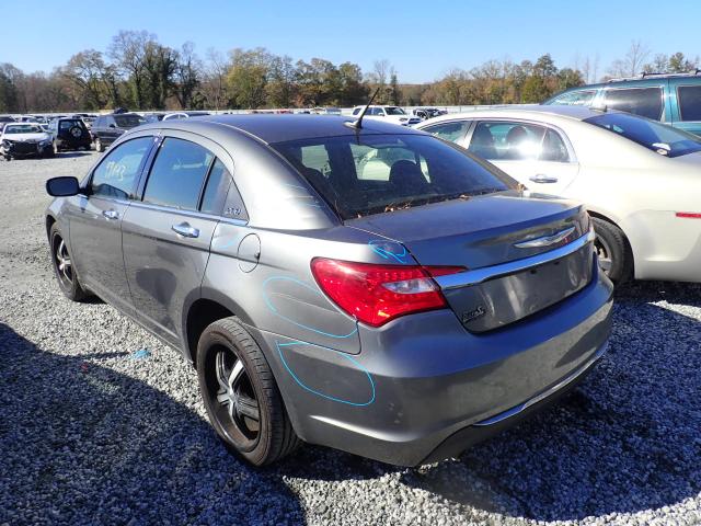 1C3CCBCG0DN746969 - 2013 CHRYSLER 200 LIMITE GRAY photo 3