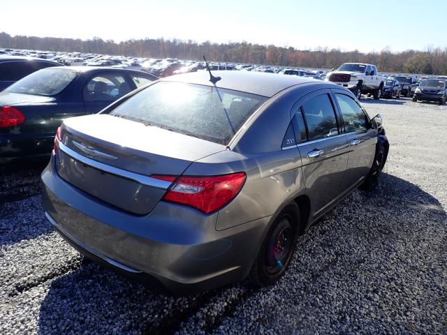 1C3CCBCG0DN746969 - 2013 CHRYSLER 200 LIMITE GRAY photo 4