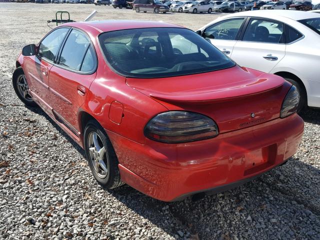 1G2WP52K93F136702 - 2003 PONTIAC GRAND PRIX RED photo 3