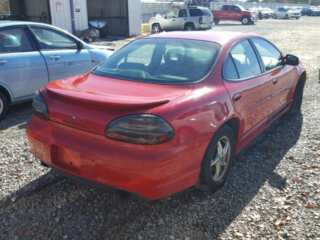 1G2WP52K93F136702 - 2003 PONTIAC GRAND PRIX RED photo 4