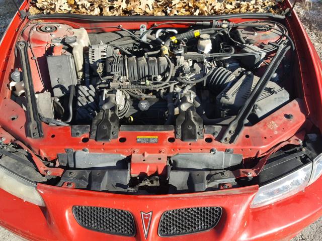 1G2WP52K93F136702 - 2003 PONTIAC GRAND PRIX RED photo 7