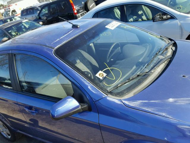 KL1TD56E29B609178 - 2009 CHEVROLET AVEO LS BLUE photo 9