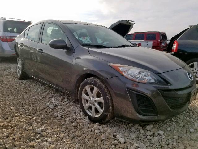 JM1BL1SF6A1268571 - 2010 MAZDA 3 I GRAY photo 1