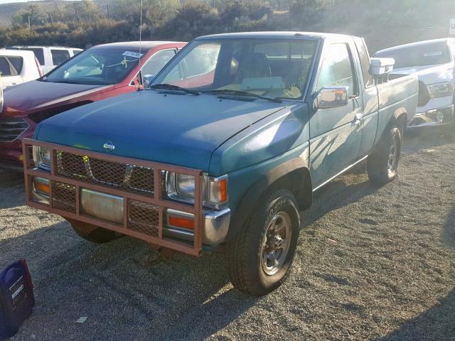 1N6SD16Y1SC343687 - 1995 NISSAN TRUCK KING GREEN photo 2