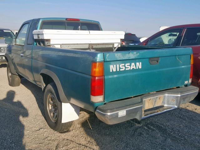 1N6SD16Y1SC343687 - 1995 NISSAN TRUCK KING GREEN photo 3