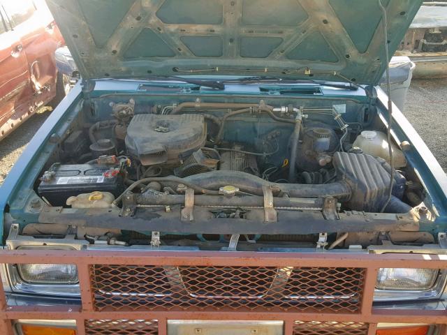 1N6SD16Y1SC343687 - 1995 NISSAN TRUCK KING GREEN photo 7