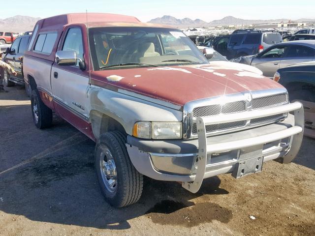 1B7JF26Z4RS580682 - 1994 DODGE RAM 2500 MAROON photo 1