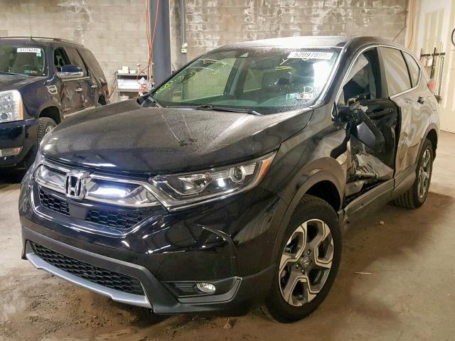 7FARW2H88KE038354 - 2019 HONDA CR-V EXL BLACK photo 2