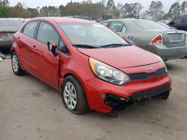 KNADM5A31C6027377 - 2012 KIA RIO LX RED photo 1