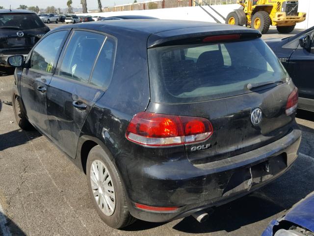 WVWDA7AJ0BW267573 - 2011 VOLKSWAGEN GOLF 黑色 照片 3