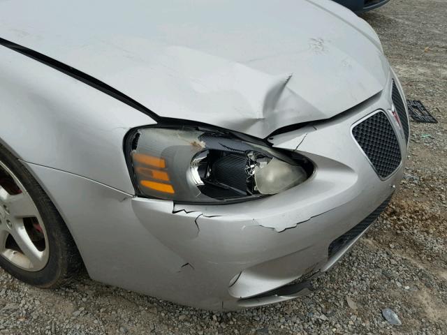 2G2WC55C881174310 - 2008 PONTIAC GRAND PRIX ვერცხლისფერი ფოტო 9