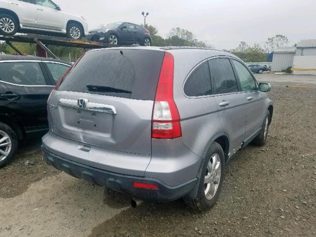 JHLRE48798C059692 - 2008 HONDA CR-V EXL SILVER photo 4