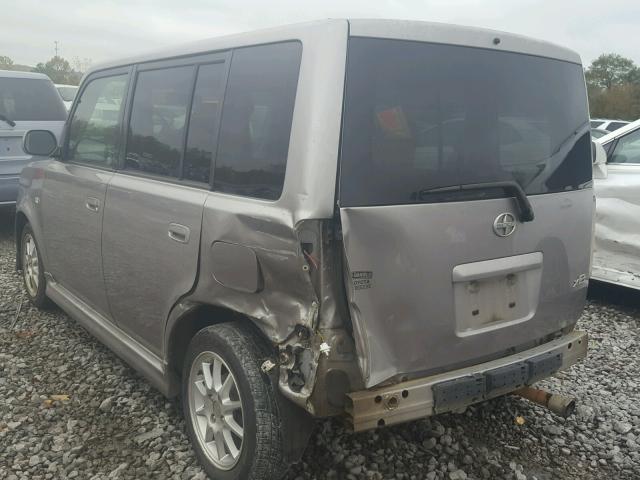 JTLKT324354028140 - 2005 TOYOTA SCION XB Бежевый фото 3