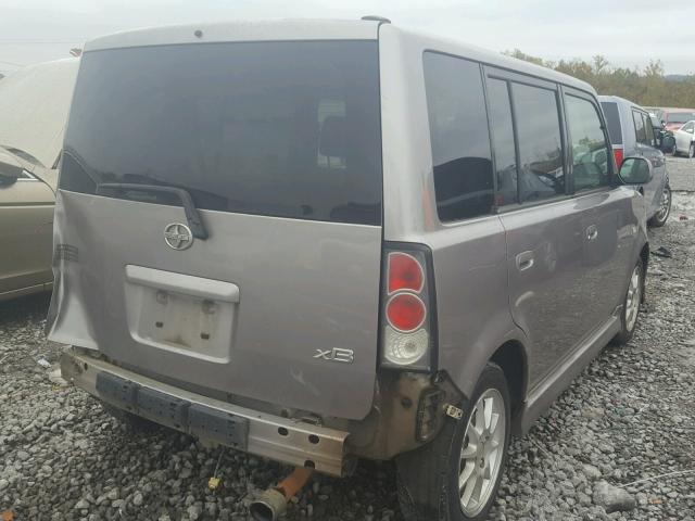 JTLKT324354028140 - 2005 TOYOTA SCION XB Бежевый фото 4