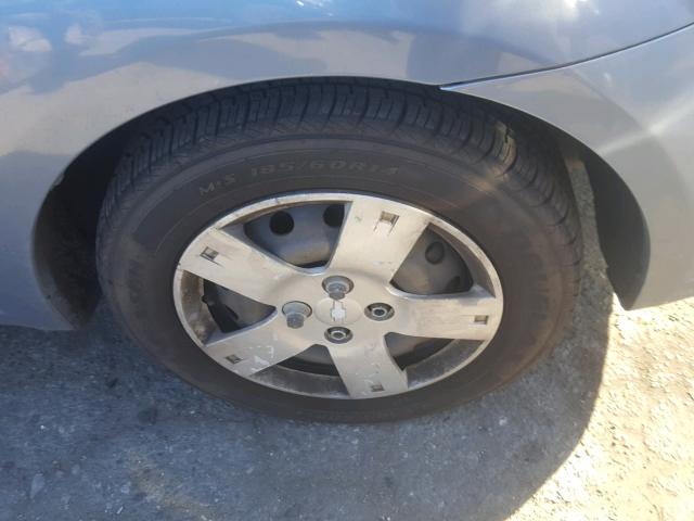 KL1TD56617B187491 - 2007 CHEVROLET AVEO BASE Mavi foto 9