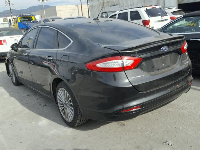 3FA6P0RU0ER366954 - 2014 FORD FUSION TIT BLACK photo 3