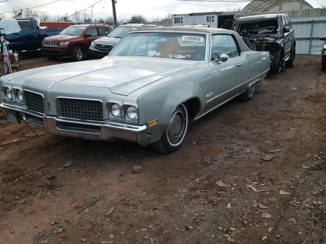 384570M295988 - 1970 OLDSMOBILE NINETY-EIG GREEN photo 2