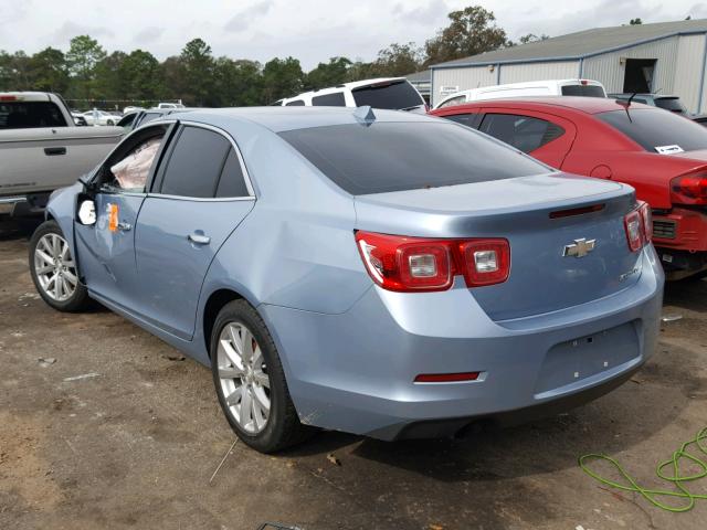1G11H5SAXDU127698 - 2013 CHEVROLET MALIBU LTZ 蓝色 照片 3