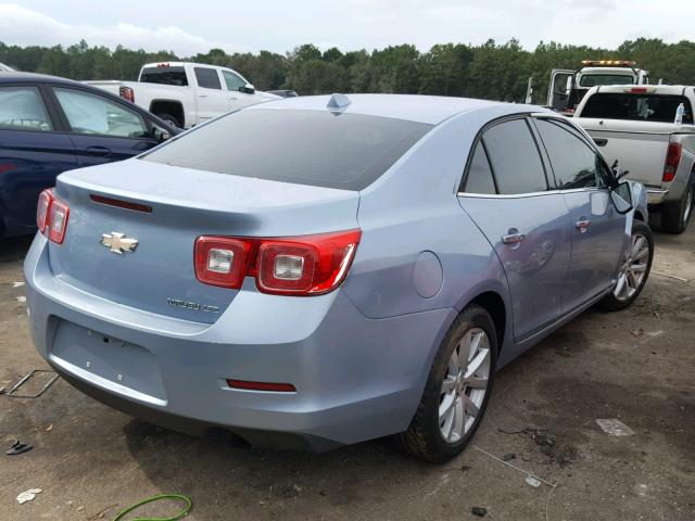 1G11H5SAXDU127698 - 2013 CHEVROLET MALIBU LTZ 蓝色 照片 4