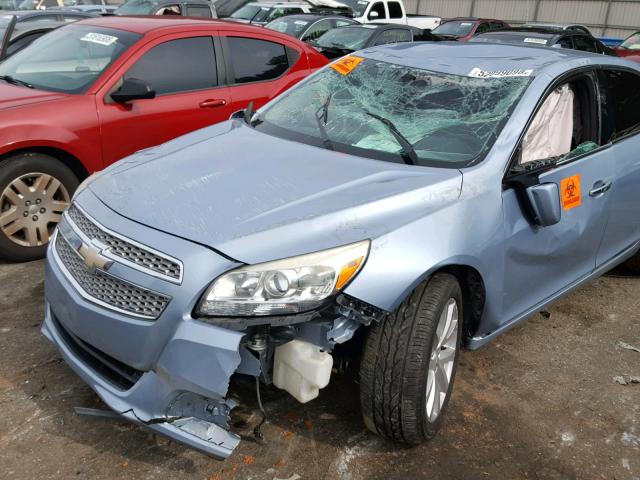 1G11H5SAXDU127698 - 2013 CHEVROLET MALIBU LTZ 蓝色 照片 9