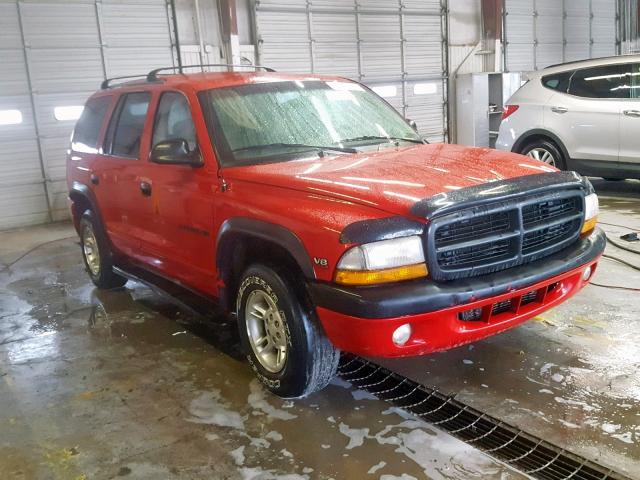 1B4HR28Y4XF701773 - 1999 DODGE DURANGO RED photo 1