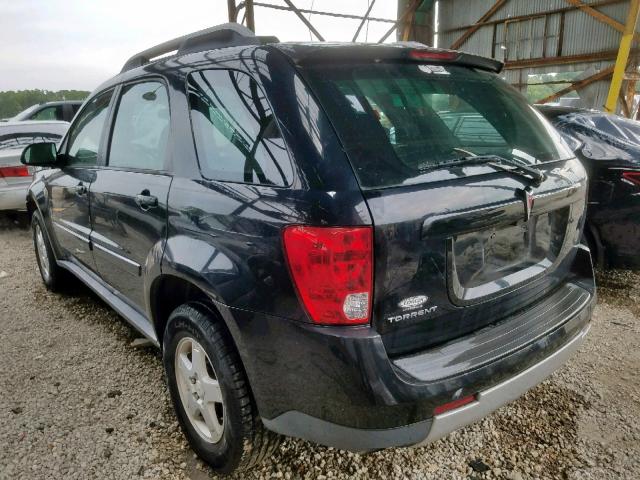 2CKDL33F186054140 - 2008 PONTIAC TORRENT BLACK photo 3