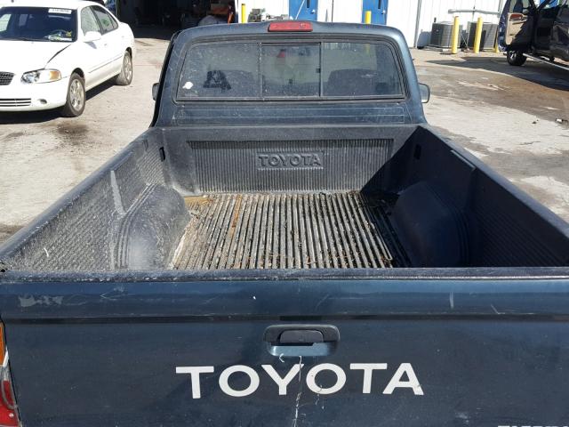 4TANL42NXTZ218861 - 1996 TOYOTA TACOMA GREEN photo 6