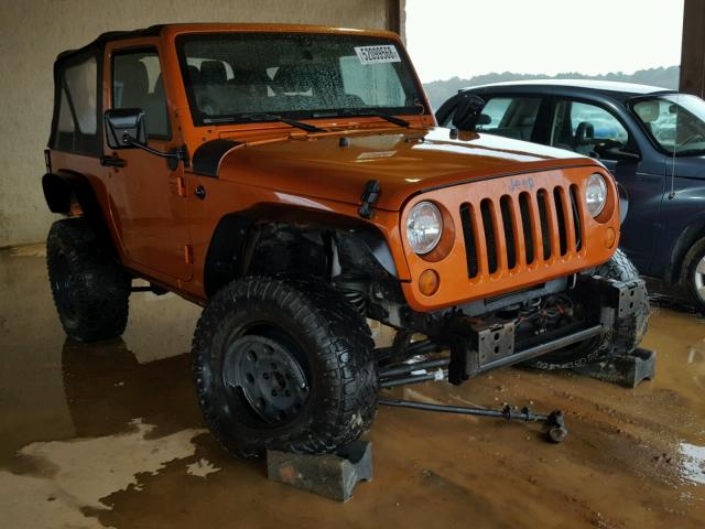 1J4AA2D19BL521259 - 2011 JEEP WRANGLER S ORANGE photo 1