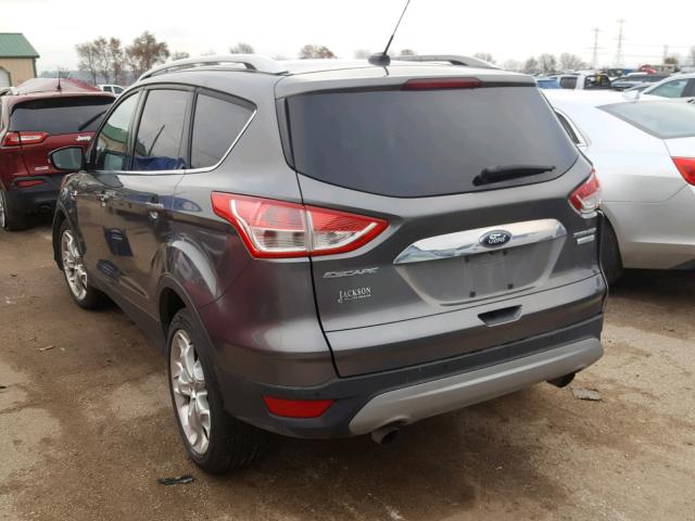 1FMCU0JX3EUB69891 - 2014 FORD ESCAPE TIT GRAY photo 3