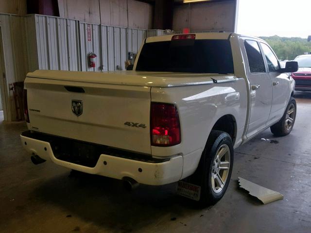 1C6RD7PT3CS328954 - 2012 DODGE RAM 1500 L WHITE photo 4