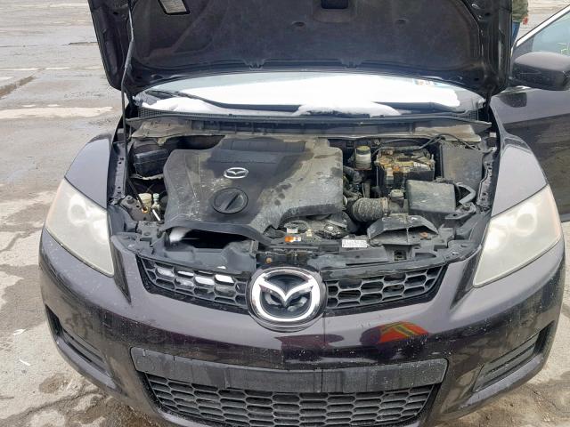 JM3ER29L890236971 - 2009 MAZDA CX-7 BLACK photo 7