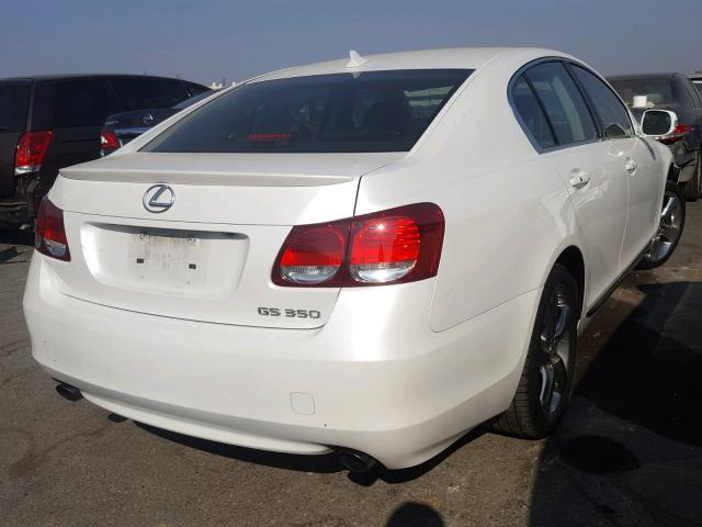 JTHBE1KS3B0054103 - 2011 LEXUS GS 350 WHITE photo 4