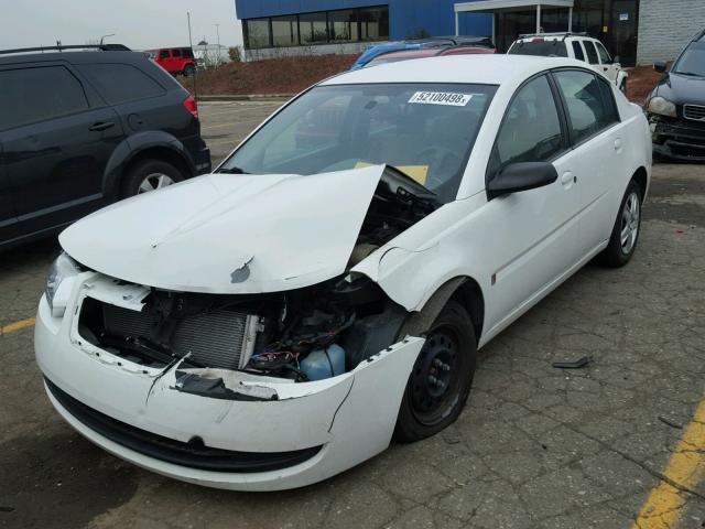 1G8AJ55F77Z165281 - 2007 SATURN ION LEVEL WHITE photo 2