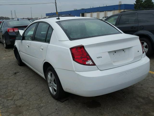 1G8AJ55F77Z165281 - 2007 SATURN ION LEVEL WHITE photo 3