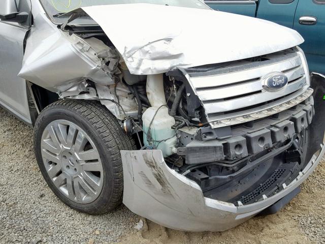 2FMDK3KC4ABA78748 - 2010 FORD EDGE LIMIT SILVER photo 9