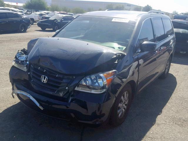 5FNRL38749B006156 - 2009 HONDA ODYSSEY EX BLUE photo 2