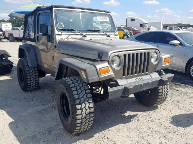 1J4FA39S66P742698 - 2006 JEEP WRANGLER X BROWN photo 1