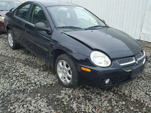 1B3ES56C84D641833 - 2004 DODGE NEON SXT BLACK photo 1