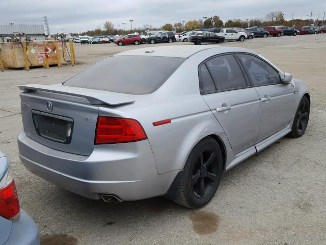 19UUA66264A001701 - 2004 ACURA TL SILVER photo 4