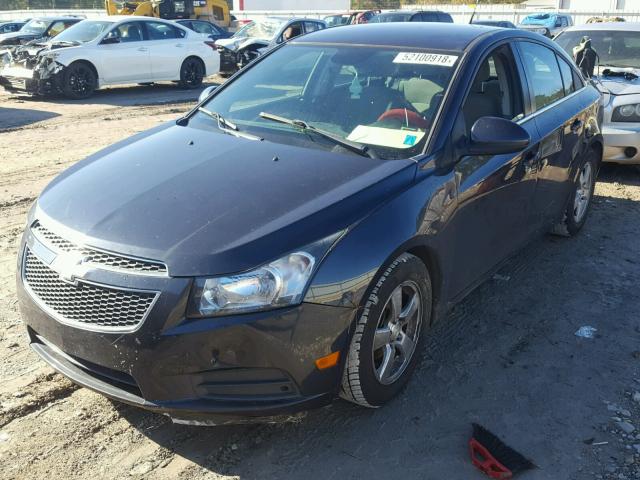 1G1PC5SB8E7341669 - 2014 CHEVROLET CRUZE LT BLUE photo 2