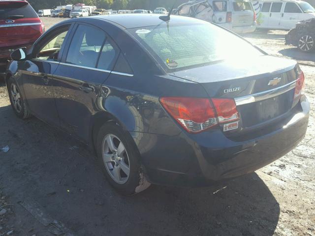 1G1PC5SB8E7341669 - 2014 CHEVROLET CRUZE LT BLUE photo 3