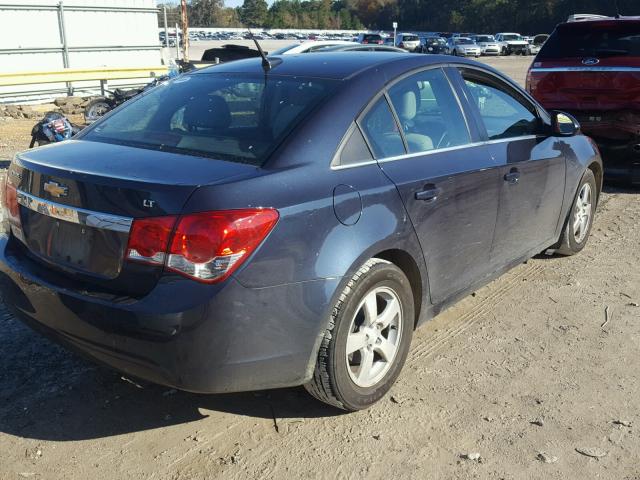 1G1PC5SB8E7341669 - 2014 CHEVROLET CRUZE LT BLUE photo 4