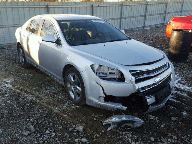 1G1ZC5EB8AF290503 - 2010 CHEVROLET MALIBU 1LT SILVER photo 1