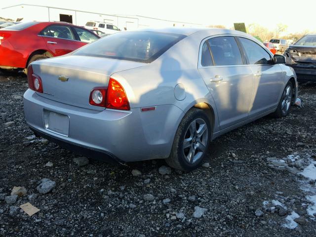 1G1ZC5EB8AF290503 - 2010 CHEVROLET MALIBU 1LT SILVER photo 4