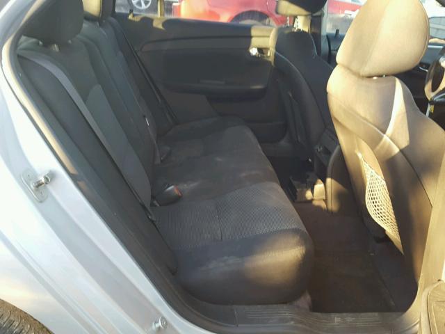 1G1ZC5EB8AF290503 - 2010 CHEVROLET MALIBU 1LT SILVER photo 6