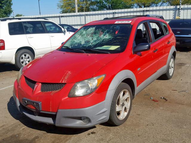 5Y2SL62843Z432211 - 2003 PONTIAC VIBE RED photo 2